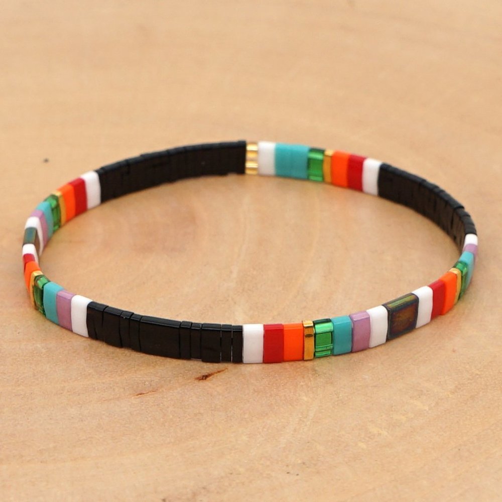 Miyuki Tila Bead Bracelet